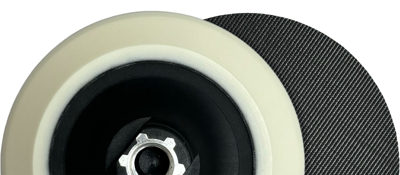 Bild på stödtallrik avsedd för kardborrerondeller 